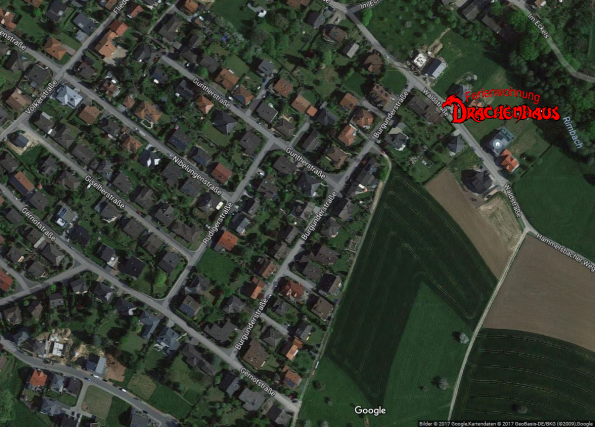 Schauen Sie auf die Lage des Hauses